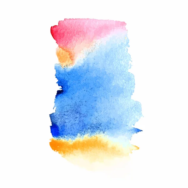 Abstraktní Akvarel Vodní Kapka — Stockový vektor