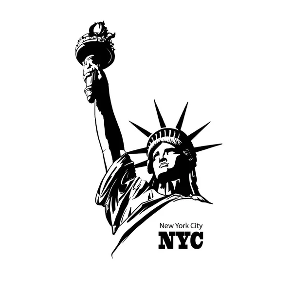 Símbolo Americano Estátua Liberdade Nova Iorque Eua — Fotografia de Stock