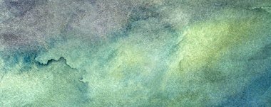 yeşil soyut suluboya makro doku arkaplanı