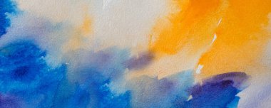 Soyut sanat arka plan lacivert renk. Tuval üzerinde suluboya boya resim. resim makro dokusu.