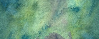 Yeşil soyut suluboya makro doku arka plan