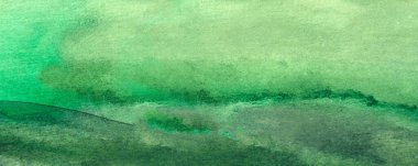 Yeşil soyut suluboya makro doku arka plan