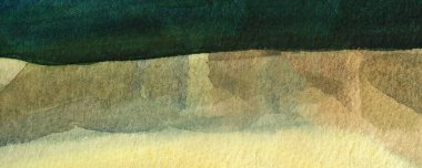 kahverengi soyut suluboya makro doku, eski kağıt, duvar kağıdı, yatay retro arkaplan