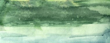 yeşil soyut suluboya makro doku, eski kağıt, duvar kağıdı, yatay retro arkaplan