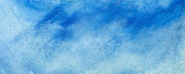 mavi soyut suluboya makro doku, eski kağıt, duvar kağıdı, yatay retro arkaplan