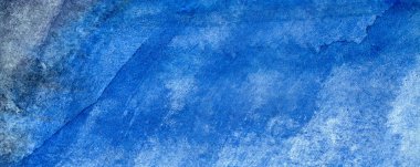 mavi soyut suluboya makro doku, eski kağıt, duvar kağıdı, yatay retro arkaplan