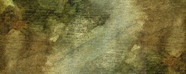 kahverengi soyut suluboya makro doku, eski kağıt, duvar kağıdı, yatay retro arkaplan