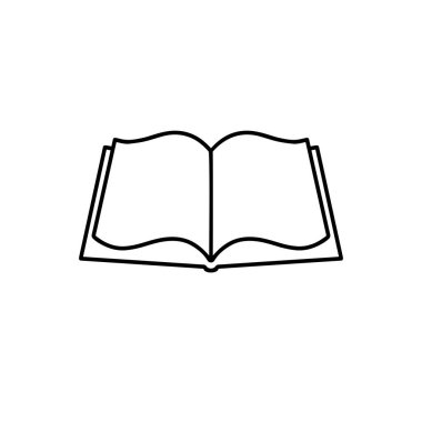 yaratıcı siyah kitap logo vektör simgesi canlandırması