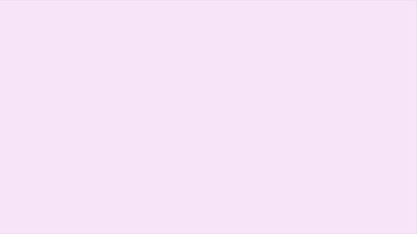 Rörelse Grafik Cirkel Form Mjuk Rosa Färg Lutning Lämplig För — Stockvideo
