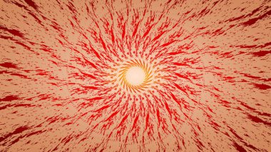 grunge mandala background featuring rotating red rays explosion effect. radial pattern abstract illustration of star burst escape clipart