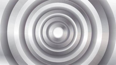 Sanatsal Gri Çember Tüneli. Gri çember tünelleri olan sanatsal soyut bir arka plan derinlik ve perspektif hissi yaratıyor. Eşsiz ve anlamlı tasarımlar için mükemmel..