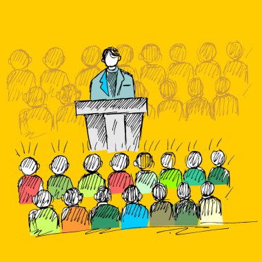 Tartışma yarışması, karalama ve çizim