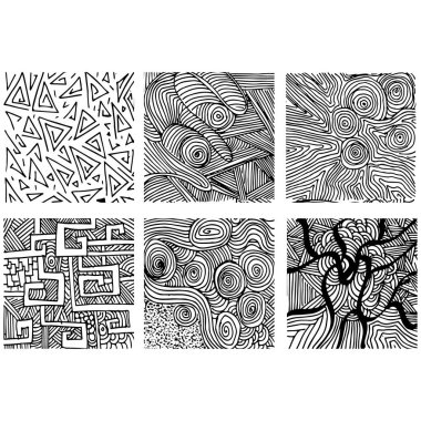 Çizgileri olan desen dizisi