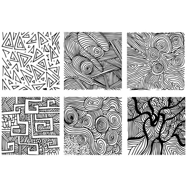 set of pattern with lines