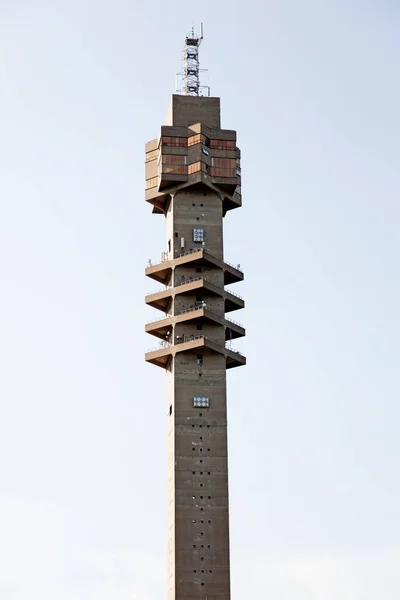 Stoccolma Svezia Maggio 2023 Torre Kaknas Vista Lontano — Foto Stock