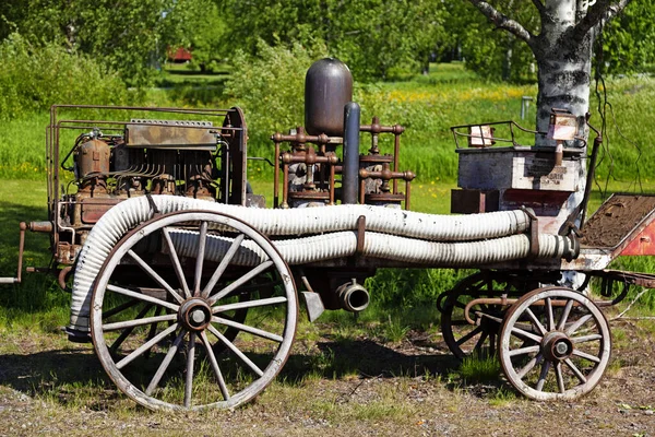 Робертсфорс Норланд Швеция Июня 2023 Года Старая Пожарная Машина — стоковое фото