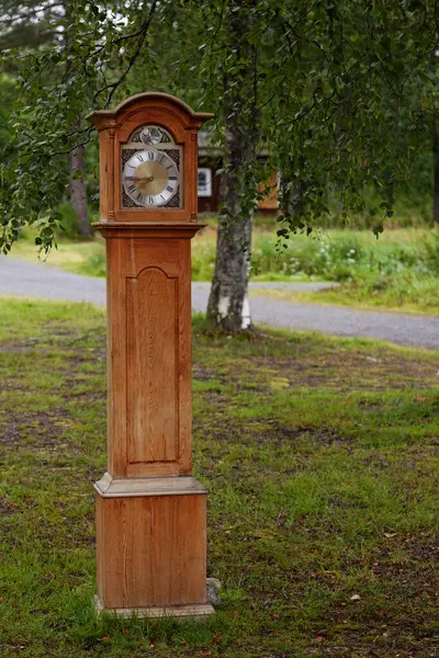 Velho Relógio Meio Natureza — Fotografia de Stock