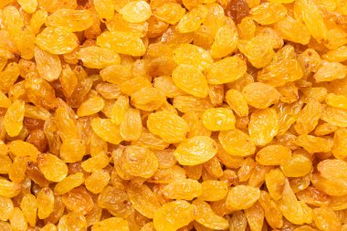 Arkaplan için sarı kuru üzüm yığını