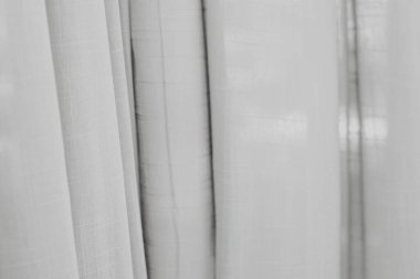 Gri kumaş arka plan. Siyah ve beyaz. Metin için yer.