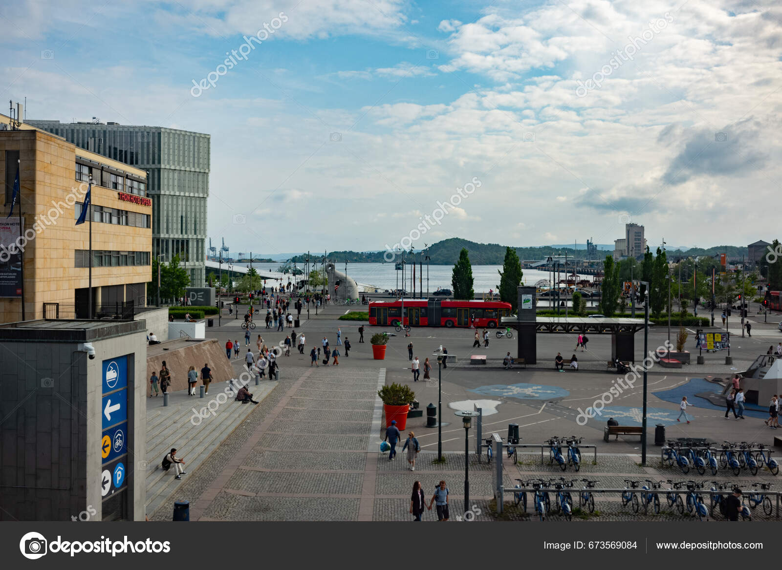 Oslo Norway June 2023 City Oslo Has Extensive Transportation