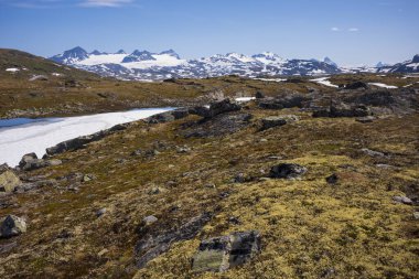 Jotunheimen Ulusal Parkı, Norveç 'in Sognefjellsveien yolunun başlıca yürüyüş ve balıkçılık bölgelerinden biridir.. 