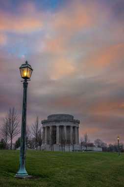 Vincennes, Indiana 'daki George Rogers Clark Ulusal Tarih Parkı. Wabash Nehri kıyısında. Fort Sackville' de olduğuna inanılıyor.. 