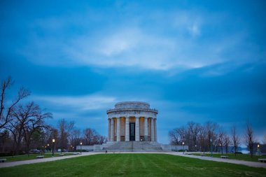 Vincennes, Indiana 'daki George Rogers Clark Ulusal Tarih Parkı. Wabash Nehri kıyısında. Fort Sackville' de olduğuna inanılıyor.. 