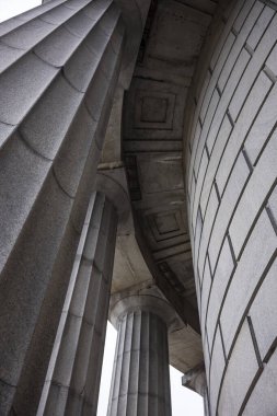 Vincennes, Indiana 'daki George Rogers Clark Ulusal Tarih Parkı. Wabash Nehri kıyısında. Fort Sackville' de olduğuna inanılıyor.. 