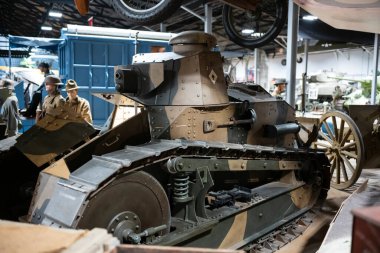 Vincennes, IN, ABD, 7 Mart 2024: Indiana Askeri Müzesi ABD 'deki en iyi ve en kapsamlı askeri hatıra koleksiyonlarından birine ev sahipliği yapmaktadır.. 