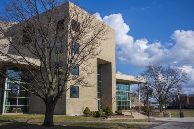 Vincennes, IN, USA, Mar 5, 2024: Vincennes Üniversitesi, 1801 yılında Jefferson Akademisi olarak kurulan bir devlet üniversitesidir.. 