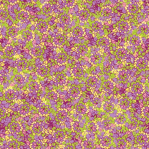 Фиолетовый Зеленый Желтый Розовый Дизайн Женской Поверхности Весенне Летнего Сезона — стоковый вектор