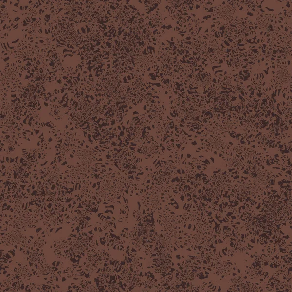 茶色の土壌テクスチャシームレスベクトルパターン 汎用性の高い表面印刷設計 — ストックベクタ
