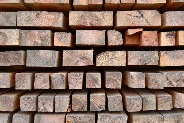 Background Stacked Firewood Boards Beams Royalty Free Stock Photos