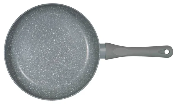 Ceramic Non Stick Frying Pan White Insulation — Stock Photo, Image