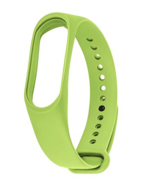 Fitness için silikon bilezik yalıtımda beyaz arkaplan izler