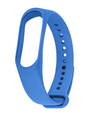 Fitness için silikon bilezik yalıtımda beyaz arkaplan izler