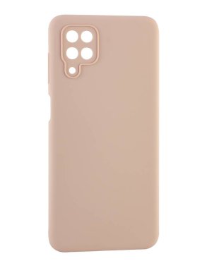 Silikon telefon kılıfı yalıtımda beyaz arkaplan