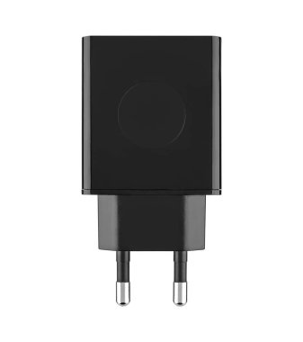 Yalıtımda beyaz arkaplan üzerine tablet dizüstü bilgisayar için güç adaptörü