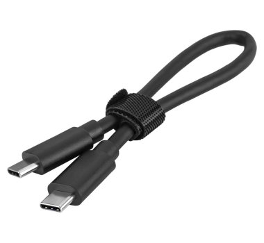 Beyaz arkaplanda yalıtılmış C tipi bağlantı kablosu