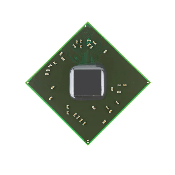 chip, mobile graphics processor on white background in isolation