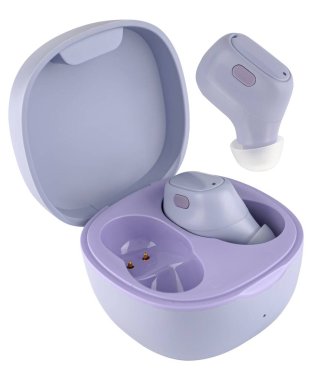 Kablosuz akustik kulaklıklar, telefon aksesuarları, izolasyonda beyaz arka planda.