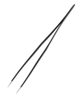 Tıbbi cımbız, izolasyonda beyaz arka plan.