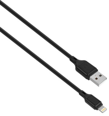 Yalıtımda beyaz arkaplanda Şimşek ve USB bağlantısıyla kablo