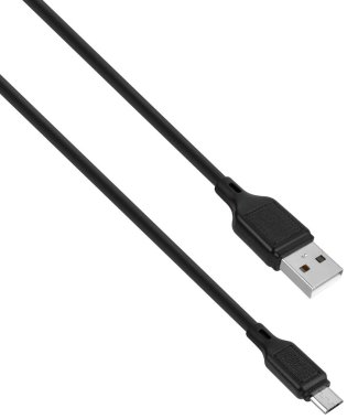 Beyaz arkaplanda yalıtılmış USB ve mikro USB bağlantısına sahip kablo