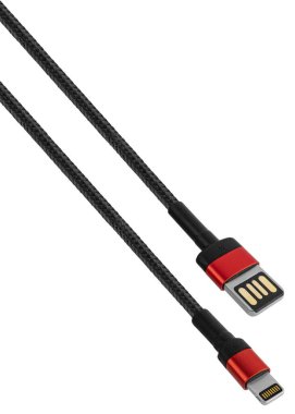 USB ve Lightning bağlantı kablosu beyaz arkaplanda yalıtılmış