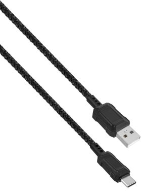 Beyaz arkaplanda yalıtılmış USB ve Tip-C bağlantısına sahip kablo