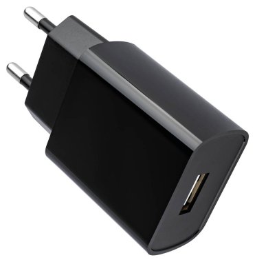 Evrensel USB bağlantısı olan güçlü güç adaptörü.