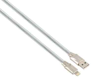 USB ve Lightning bağlantısı olan kablo