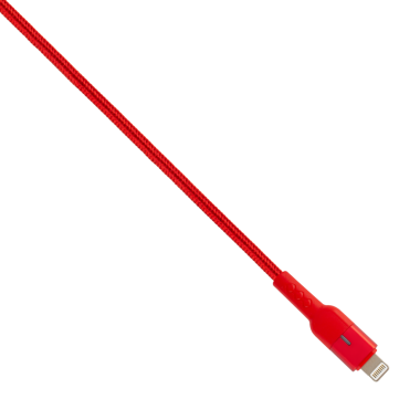 Şimşek kablosuna bağlayıcı, kırmızı