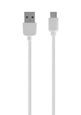 konnektör USB, kabloyla mikro USB, beyaz